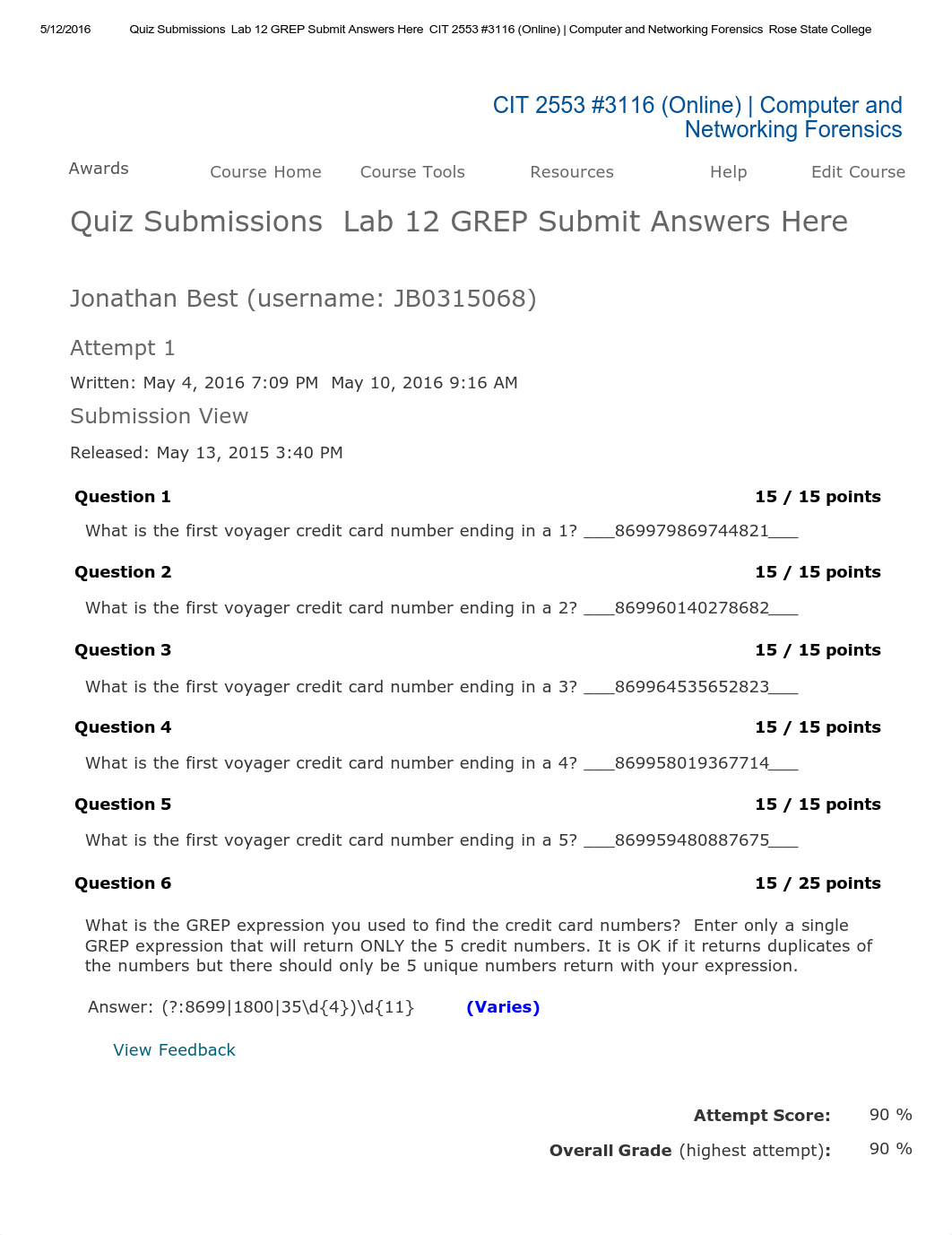 Quiz Submissions - Lab 12 GREP Submit Answers Here - CIT 2553 #3116 (Online) _ Computer and Networki_ddabwup72l3_page1