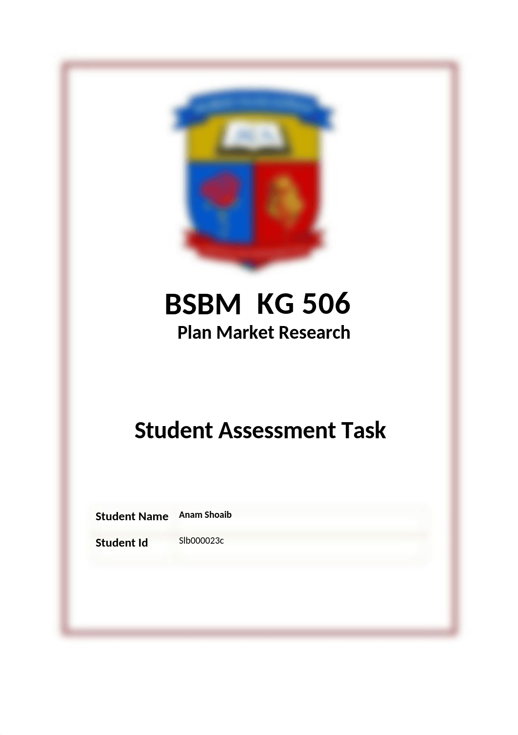 Anam Shoaib_BSBMKG506_ Assessment TASK 2A.docx_ddai9r3taq1_page1