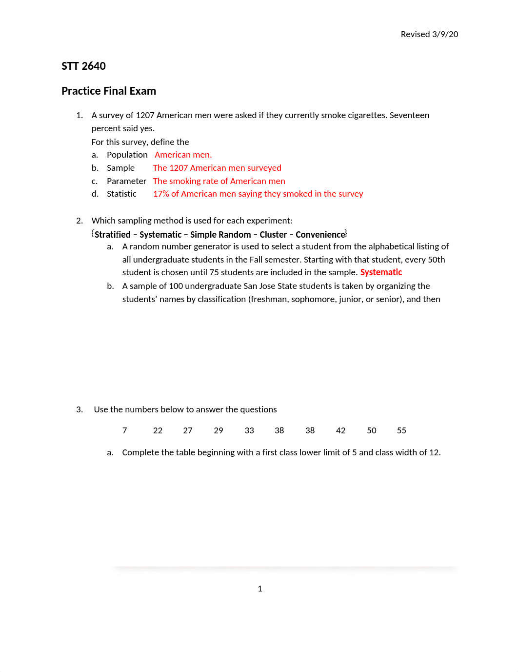 SOLUTIONS - PRACTICE FINAL EXAM - STT 2640 Updated 03-09-2020 (1).docx_ddav1tmhkxs_page1