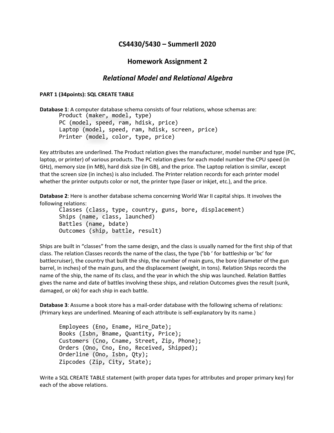 hw2 - Assign1-Algebra - cs4430-S2020.pdf_ddaza59h5u3_page1