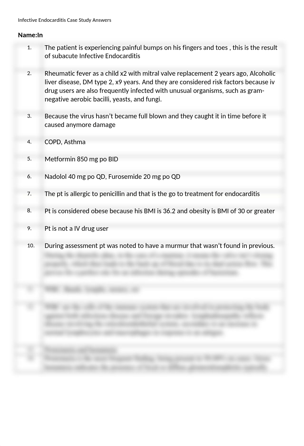 Infective Endocarditis Case Study Answers.docx_ddb364e314h_page1