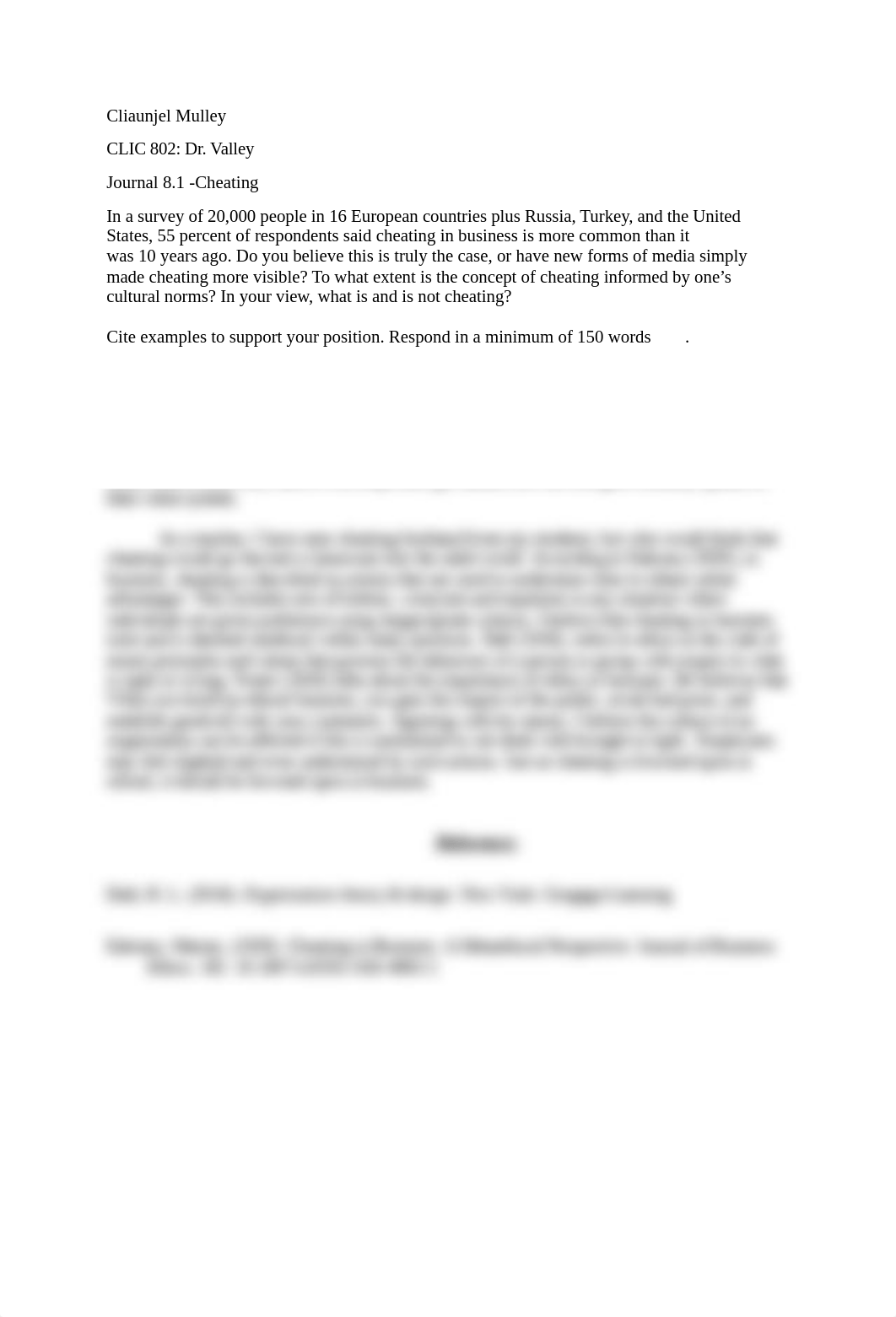 CLIC 802-Journal 8.1 Cheating.docx_ddbhiy0tys5_page1