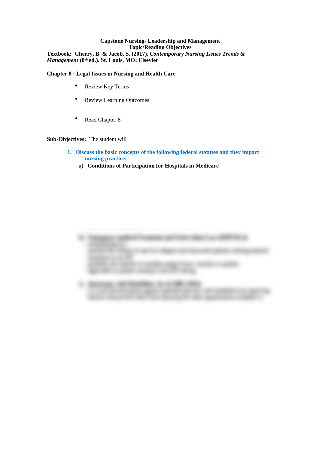 Chapter 8 Legal Issues Reading Objectives.docx_ddbop5fsbmo_page1