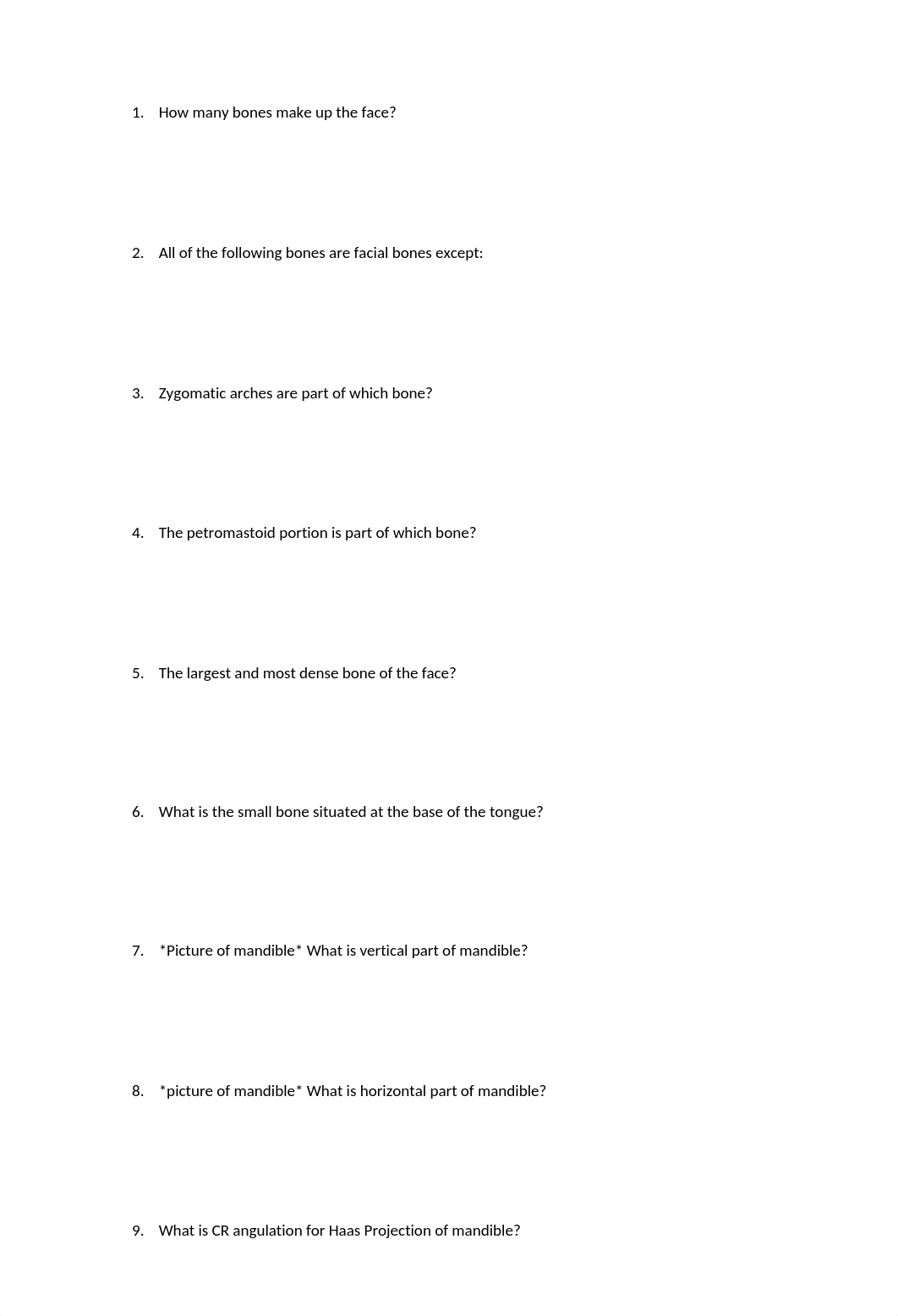 Exam 3 Study Guide (facial bones).docx_ddbvq1f9yu8_page1