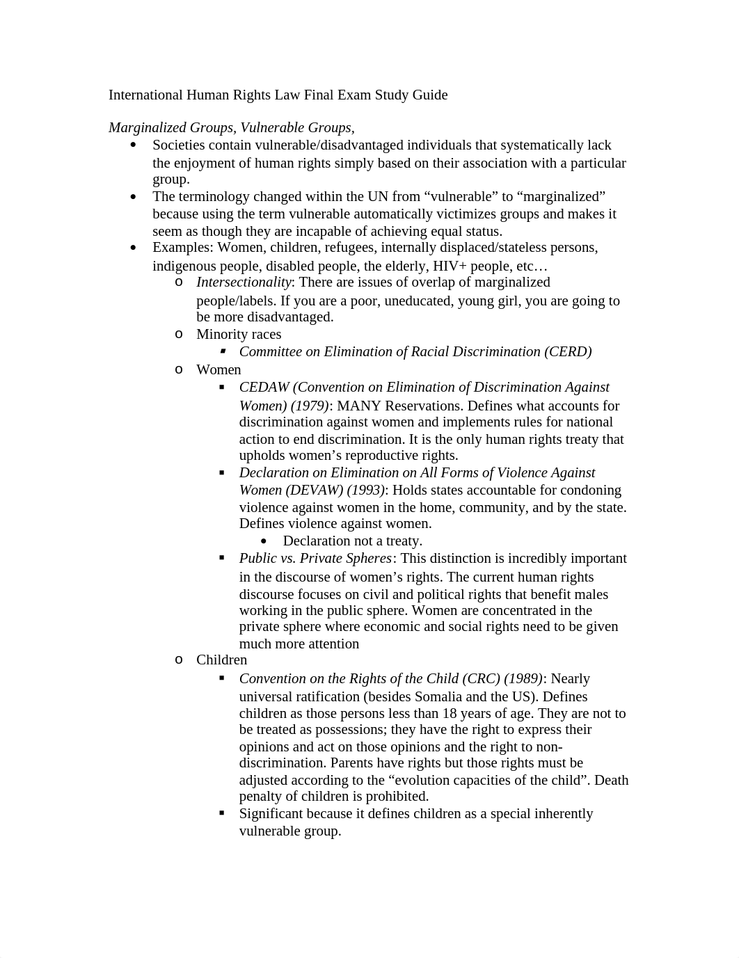 International Human Rights Law Final Exam Study Guide_ddbwta5qgp1_page1