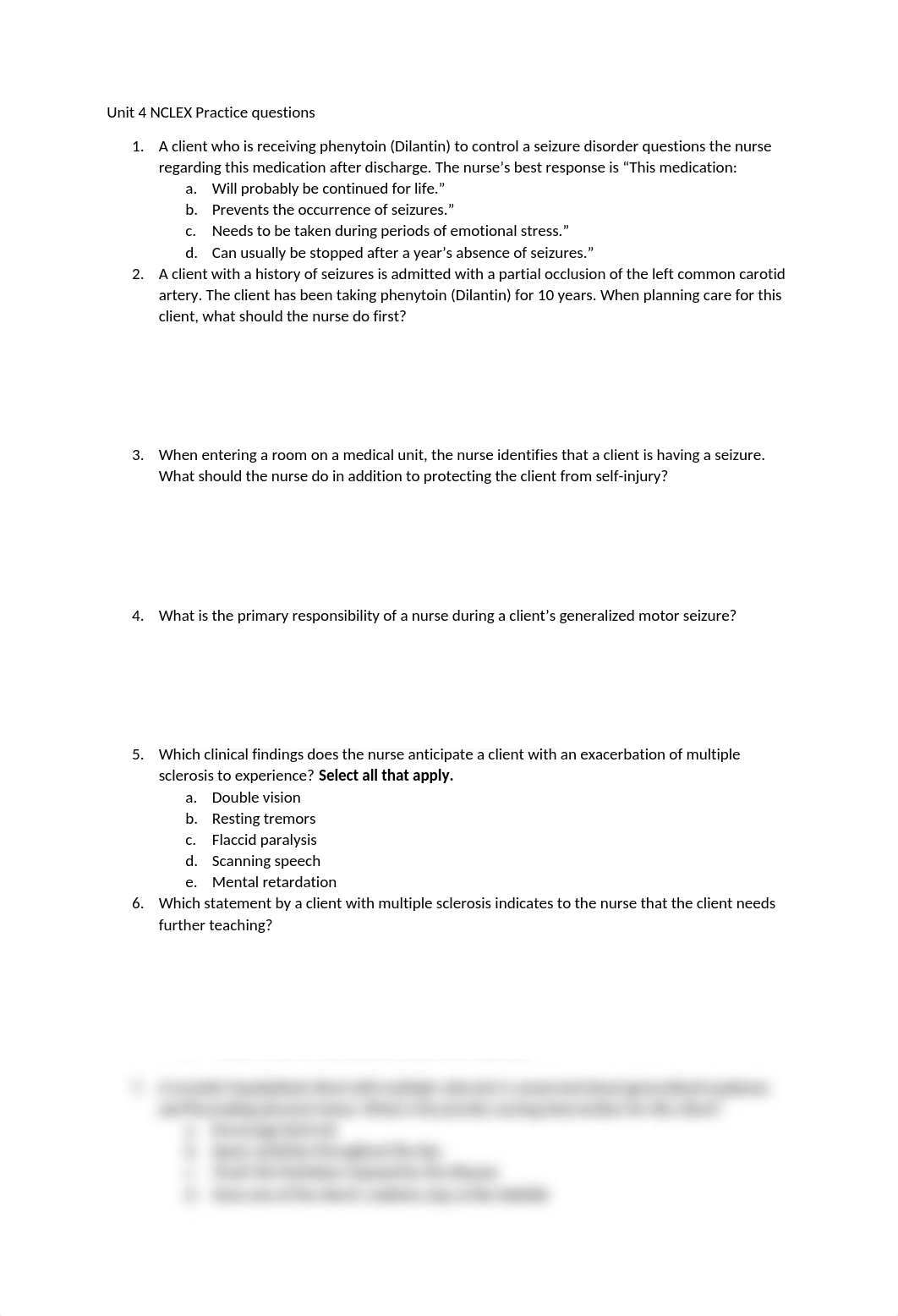 Unit 4 NCLEX Practice questions.docx_ddbynt98xlg_page1