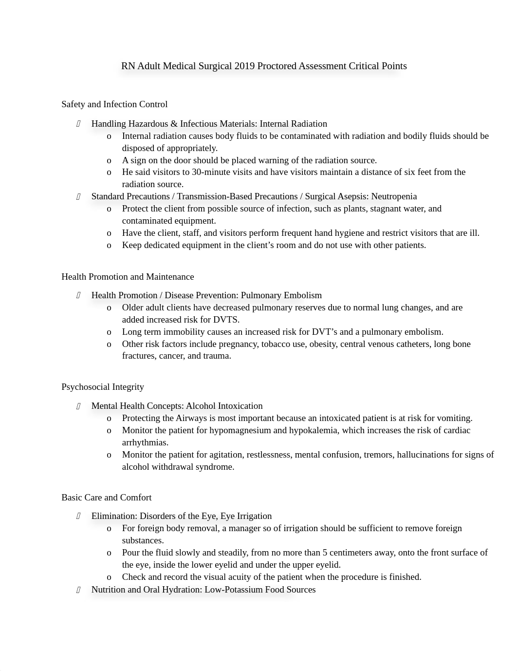 RN Adult Medical Surgical 2019 Proctored Assessment Critical Points.docx_ddc20pefr1a_page1