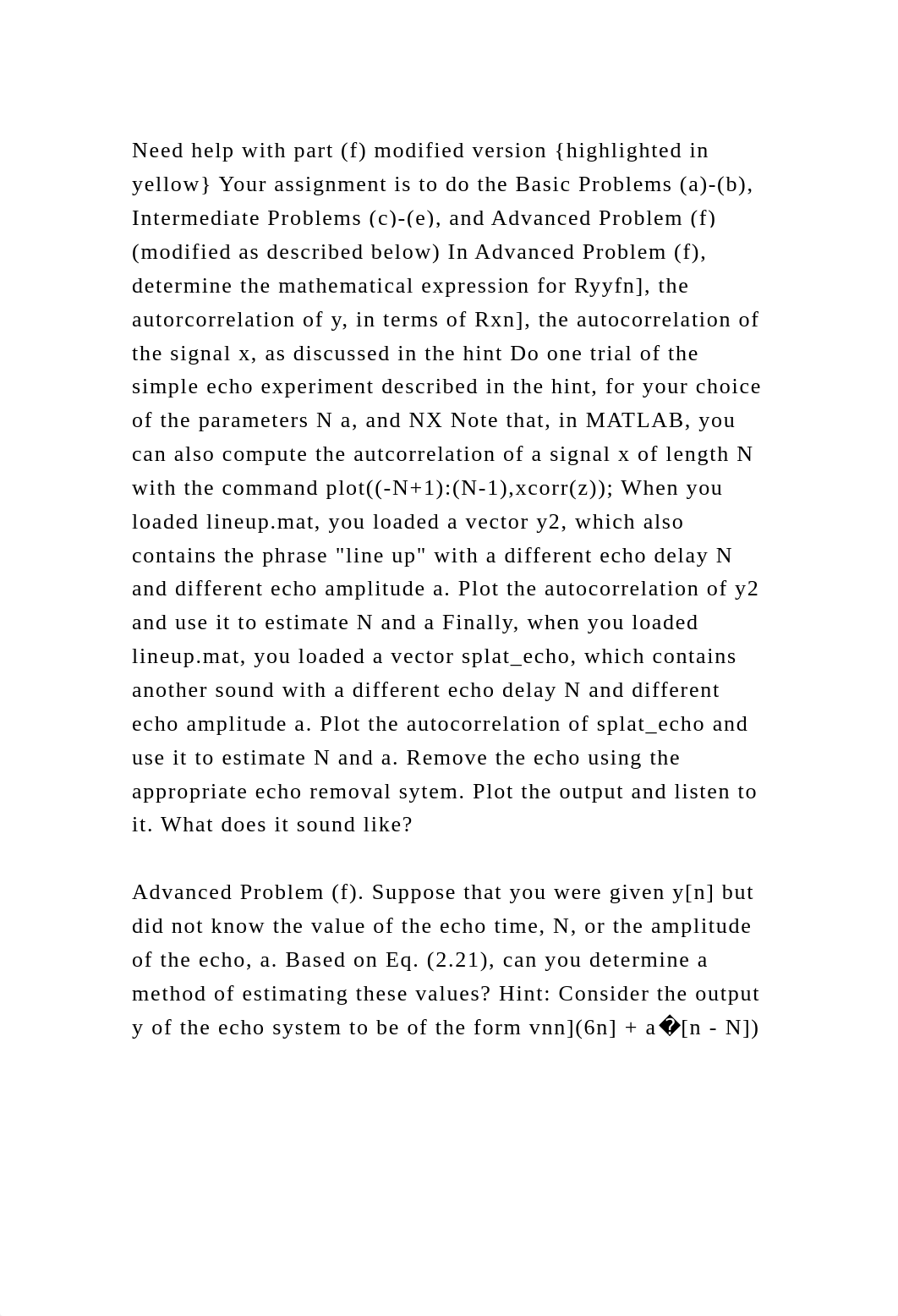 Need help with part (f) modified version {highlighted in yellow} You.docx_ddcbadjebla_page2