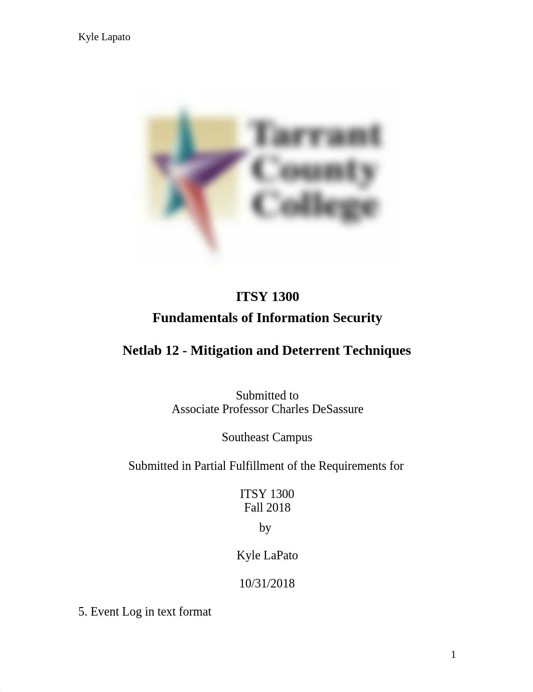 Netlab 12 - Mitigation and Deterrent Techniques.docx_ddcoqxkgxub_page1