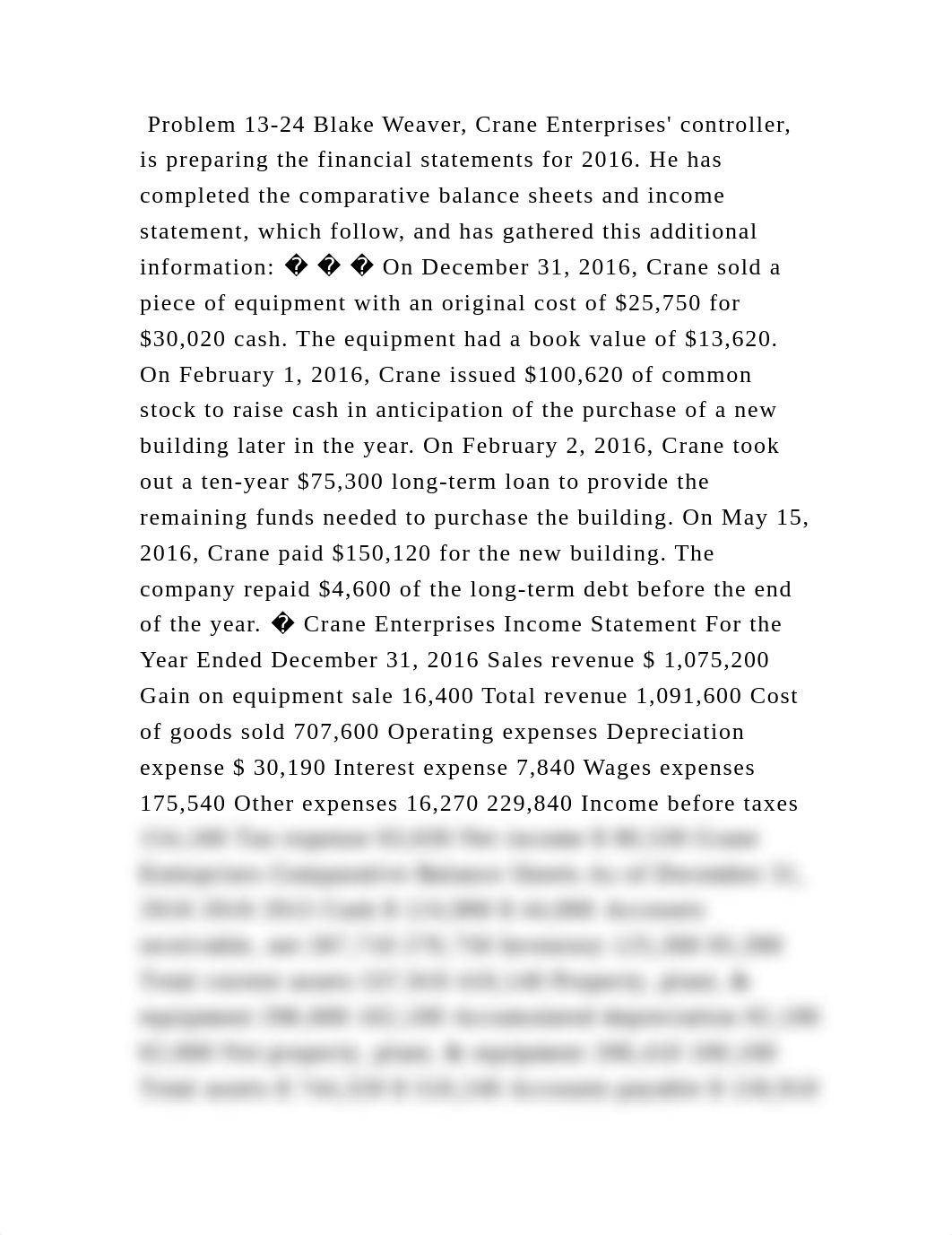 Problem 13-24 Blake Weaver, Crane Enterprises controller, is prepari.docx_ddcpdvbtbbf_page2
