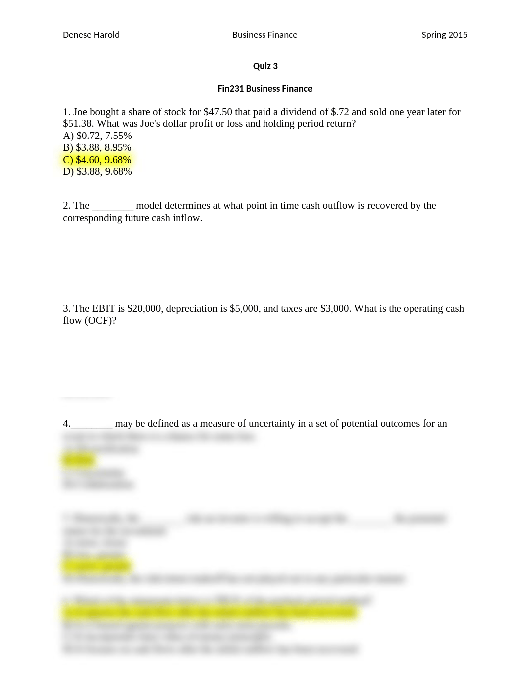 Quiz 3 Bus Fin, Spring 2015-1_ddcr5m3iix9_page1