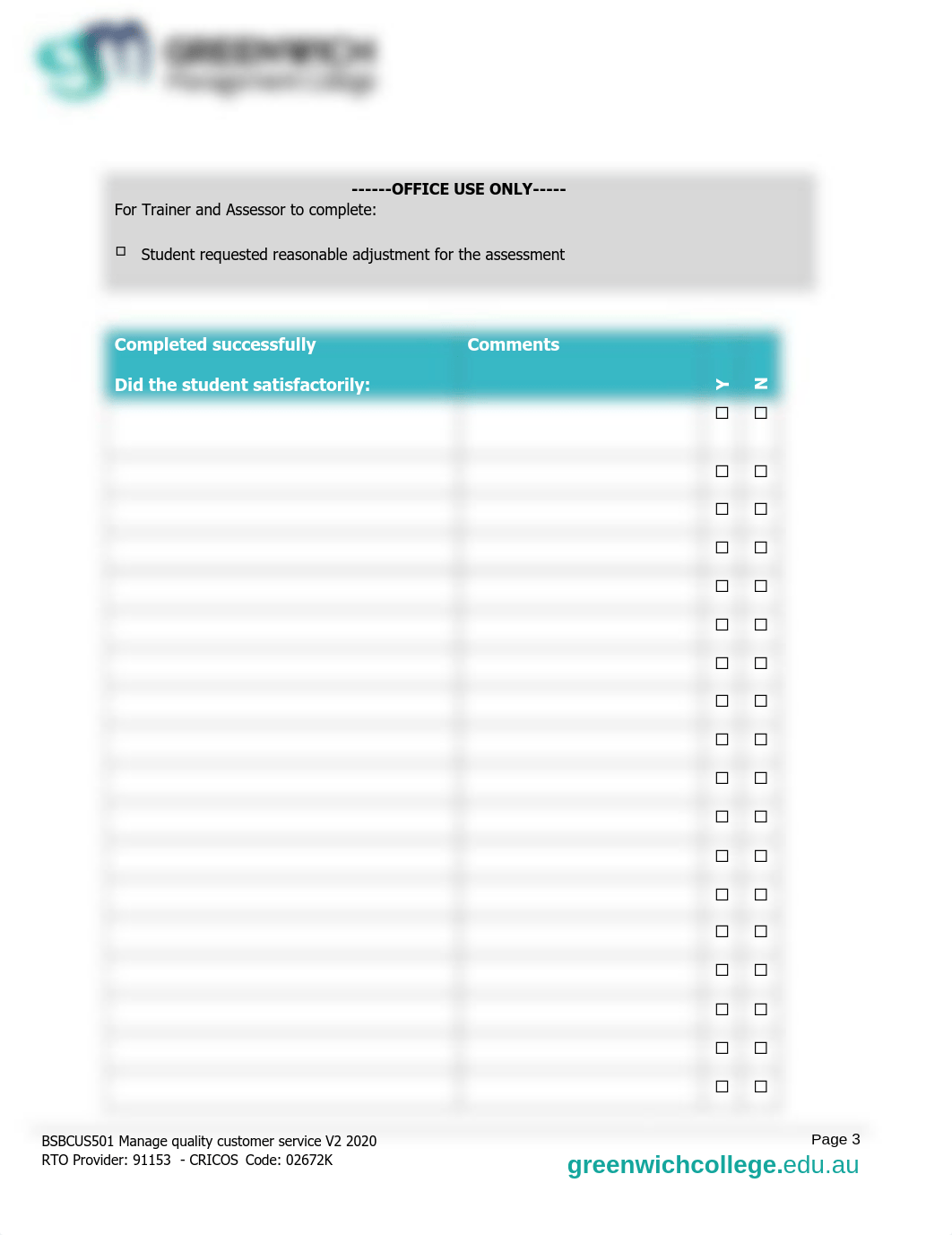 BSBCUS501 Manage quality customer service -  Assessment Task 3.pdf_ddcteeehhwu_page3