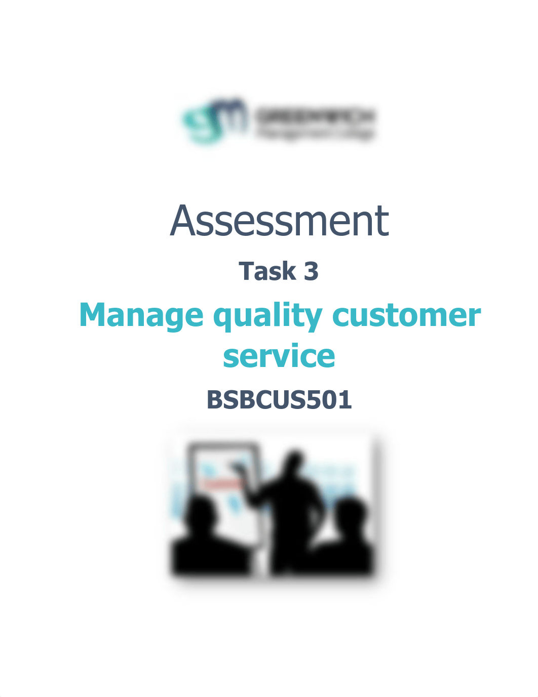 BSBCUS501 Manage quality customer service -  Assessment Task 3.pdf_ddcteeehhwu_page1