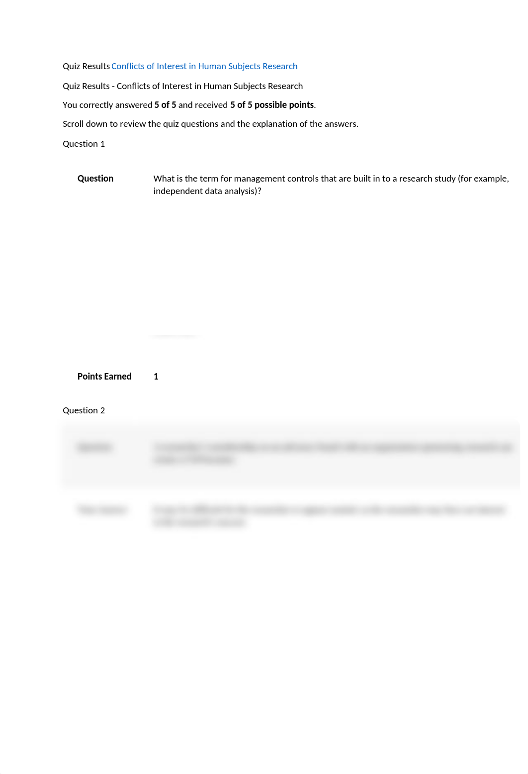 Test Prep - Quiz Results - Conflicts of Interest in Human Subjects Research.docx_ddcyqqcogbv_page1