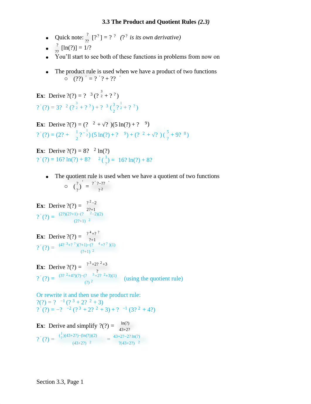 3.3 The Product and Quotient Rule.pdf_ddcztnyugkc_page1