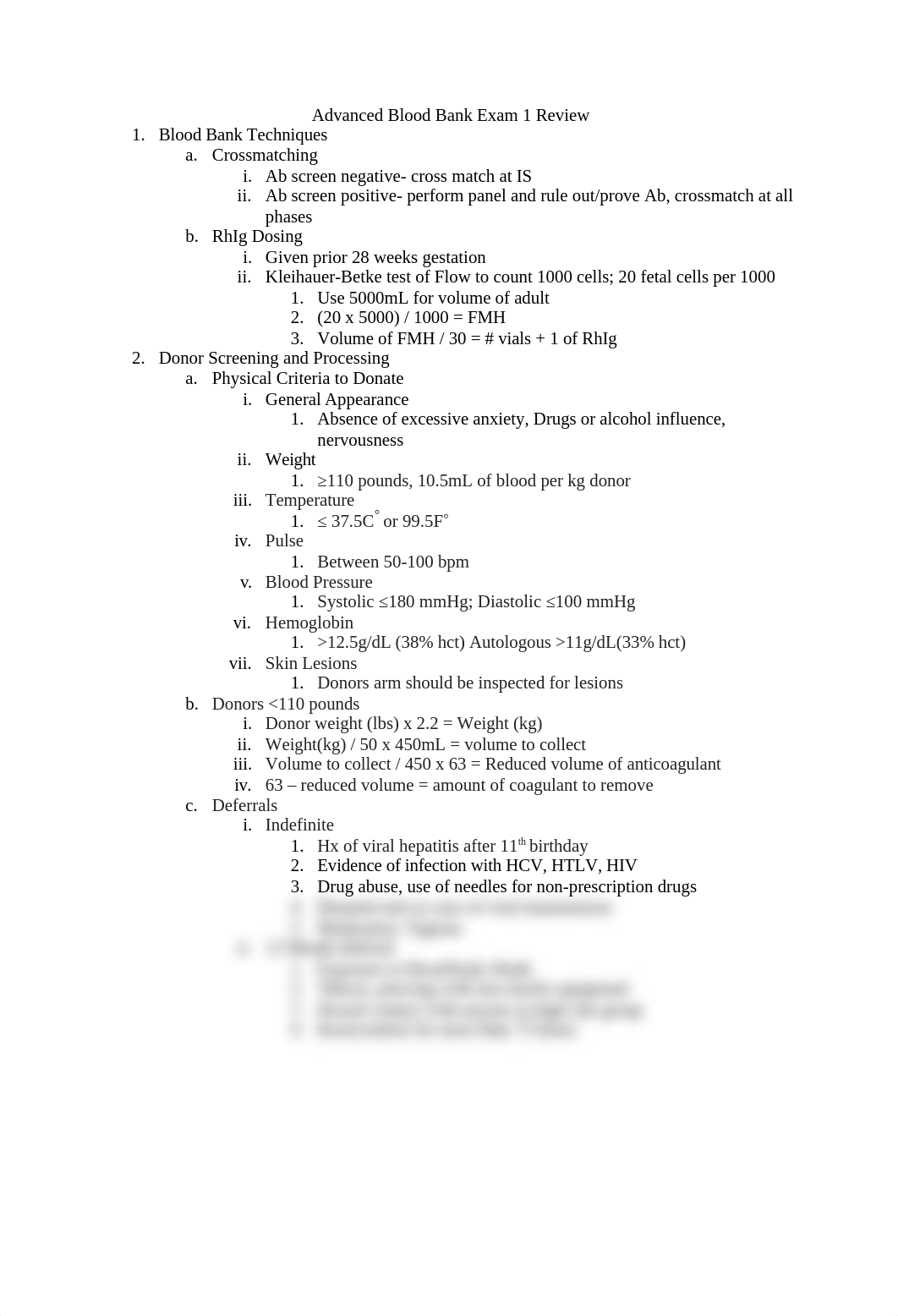 Advanced Blood Bank Exam 1 Review.docx_ddd5y1usn5r_page1