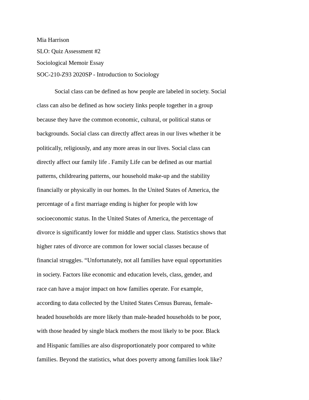 mia harrison sociology memoir essay slo 2 quzi .docx_dddh1ymtya1_page2