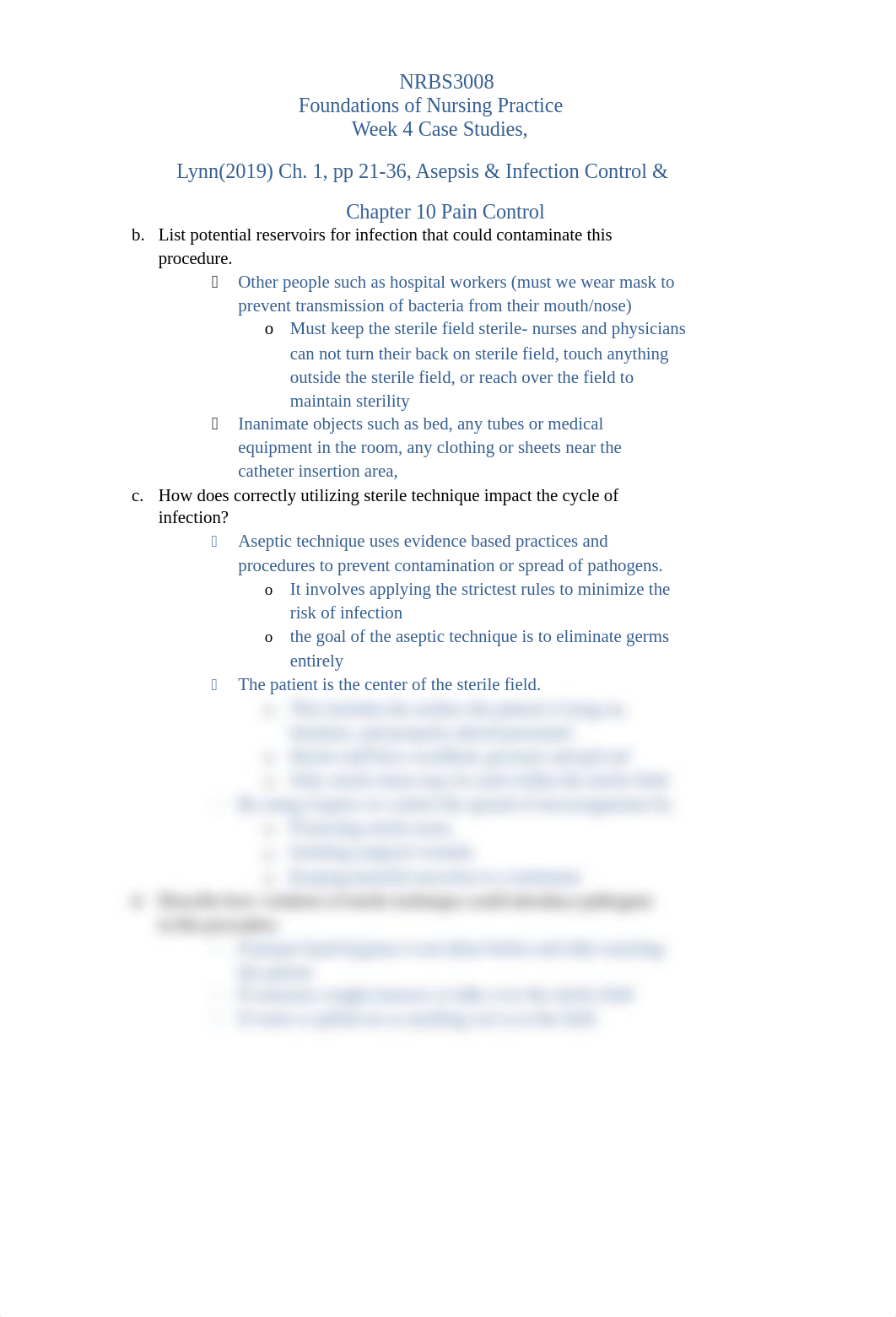 Week 4 Case Studies Asepsis & Infection Control; Pain Control.docx_dddp61fai9r_page2