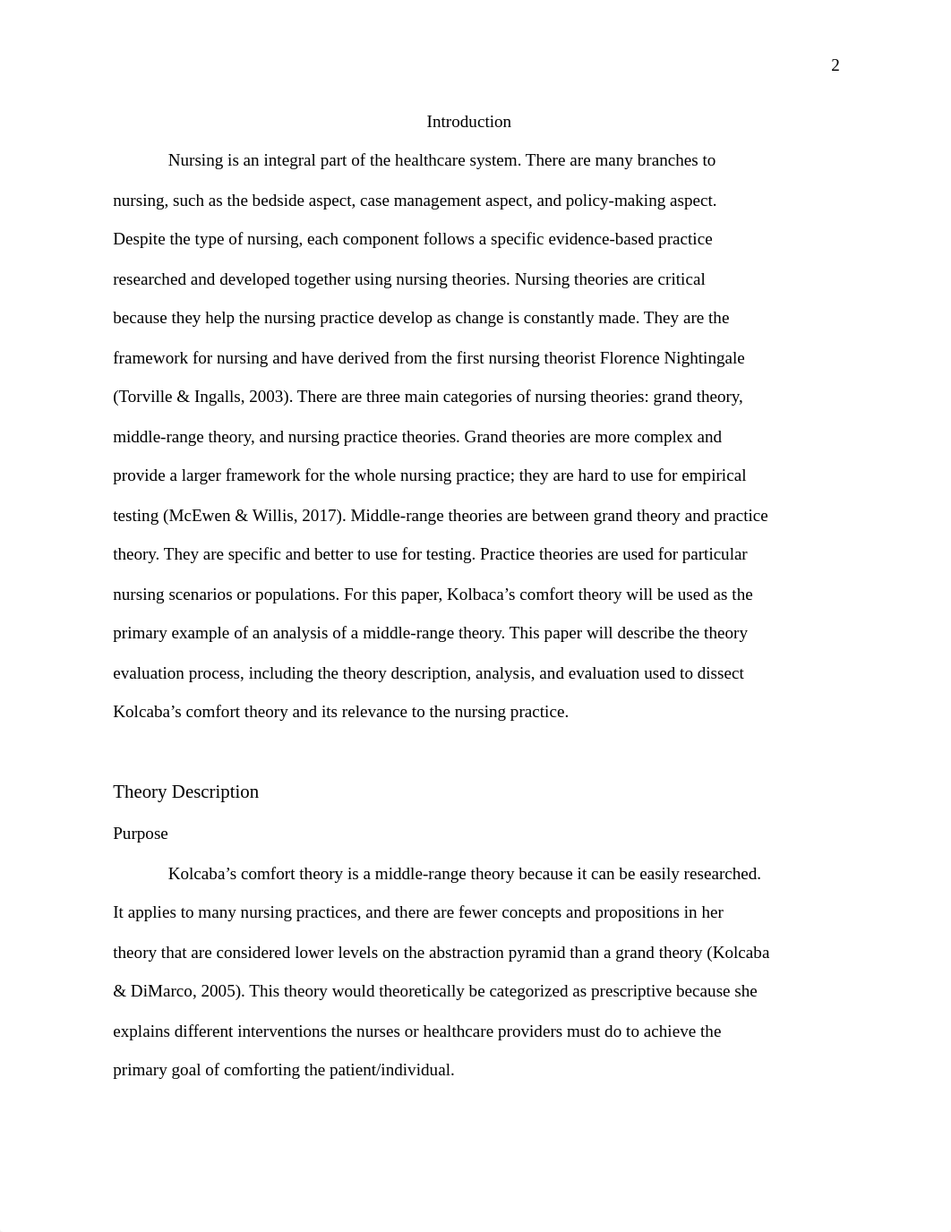 Copy of Theory Evaluation Paper_ Kolcaba's Comfort Theory.docx_dddppy6ikxk_page2