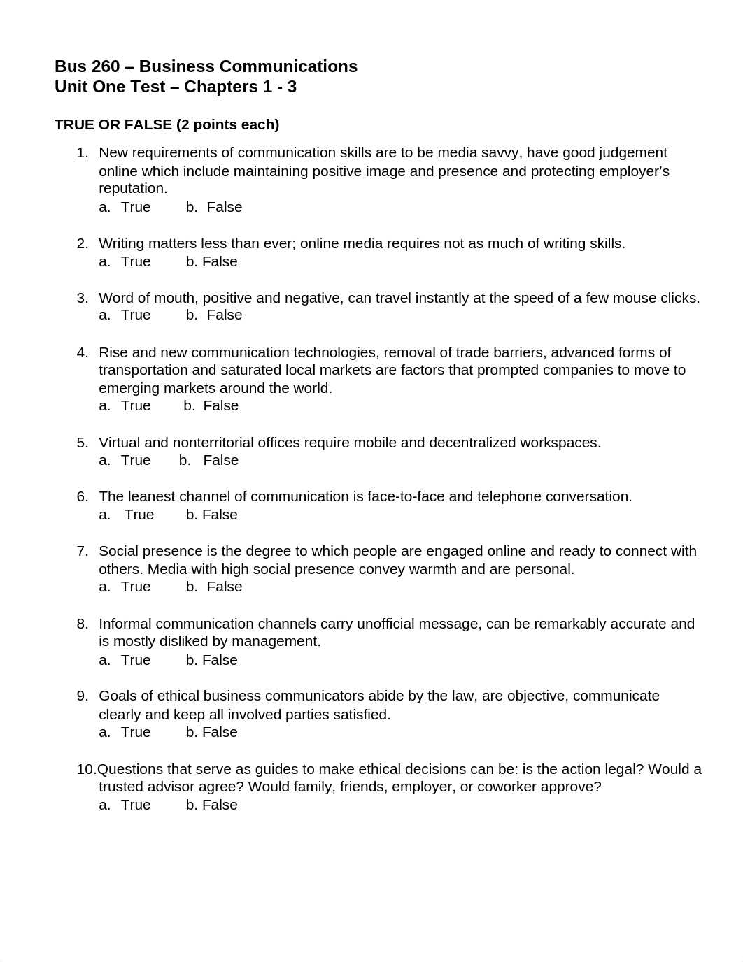 Bus 260 Unit One Test-1 - Tagged.pdf_dddride14d7_page2