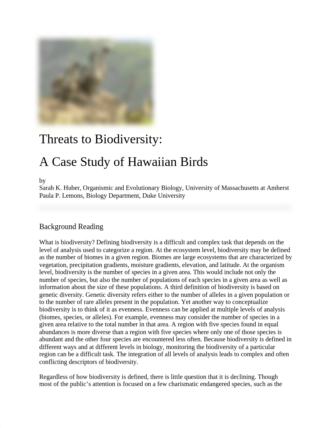 Threats to Biodiversity hawaiian case study.docx_dddy8g0wyn8_page1