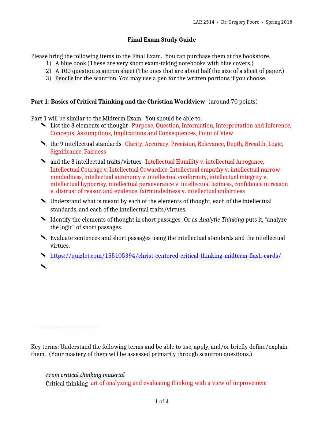 Critical Thinking Final Exam Study Guide.docx_dde05g0kvs2_page1