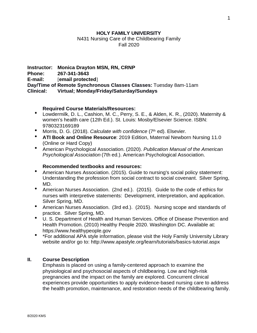 N431A FA2020Syllabus_Drayton  (2).docx_dde4ptyjz6q_page1