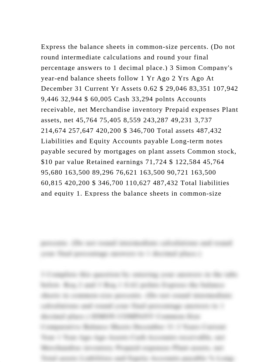 Express the balance sheets in common-size percents. (Do not round in.docx_ddefh35dr41_page2