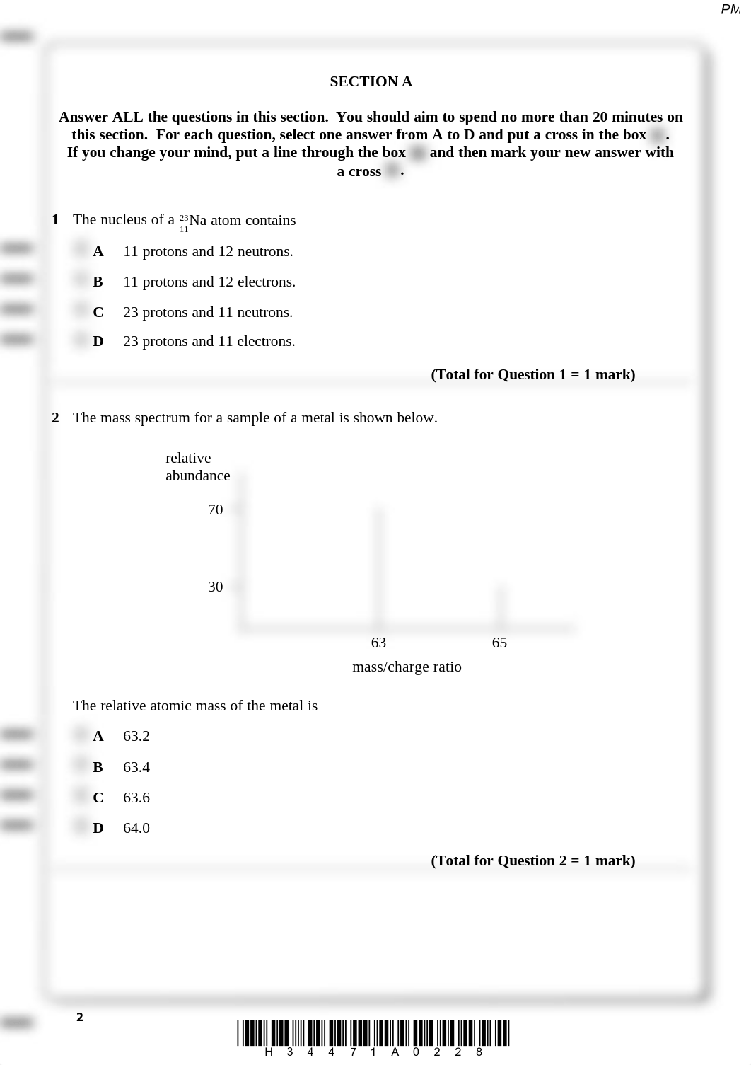 June 2009 QP - Unit 1 Edexcel Chemistry A-level_ddeqts4k0mc_page2