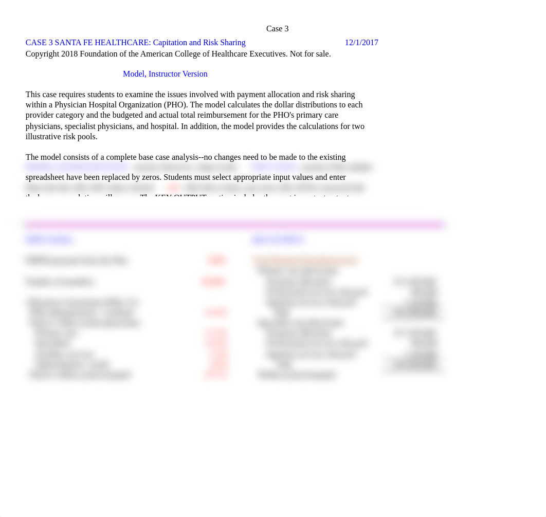 Case 03 Sante Fe Healthcare - Instructor - 6th edition.xlsx_ddf3fhqilur_page1