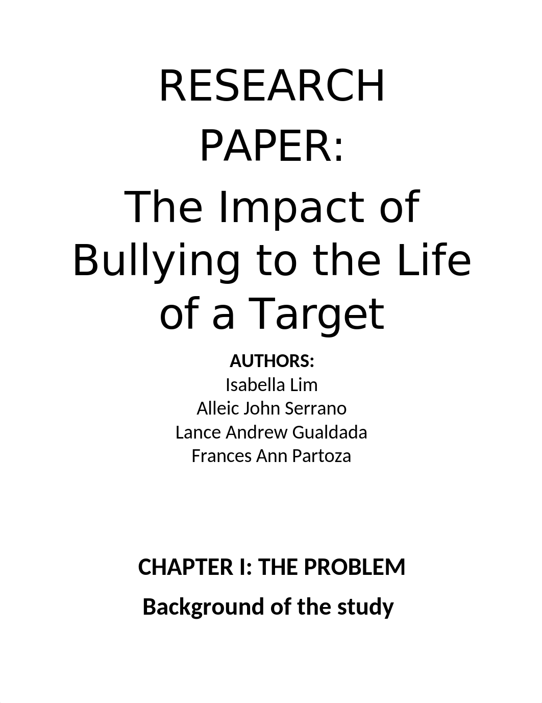 Research Paper - BULLYING.docx_ddf98tyoaxe_page1