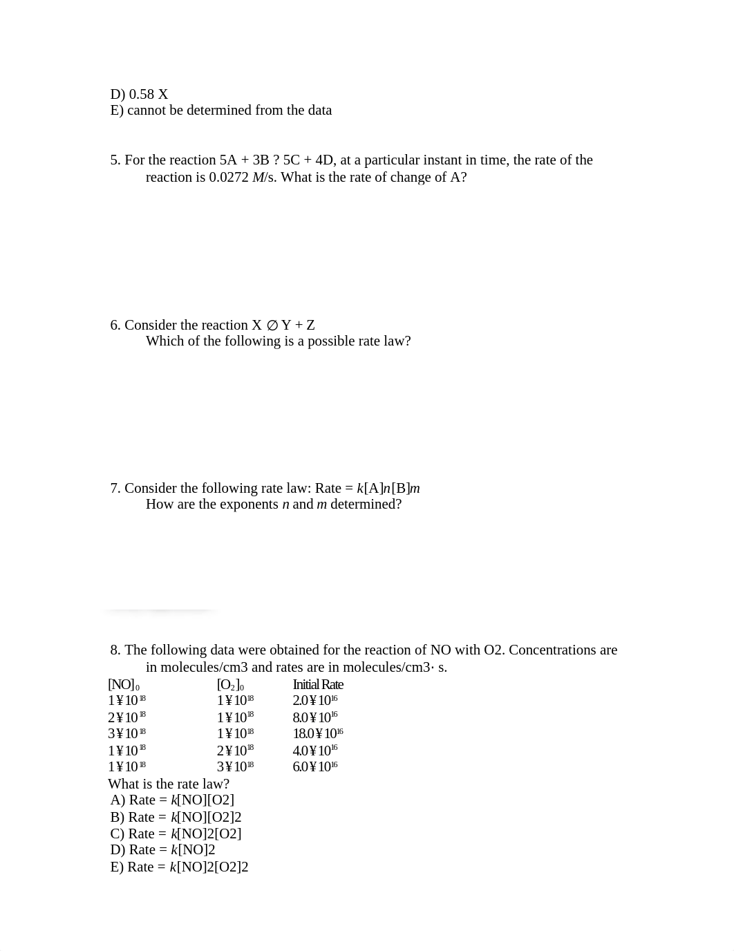 12 and 13 AP Practice Test Kinetics and Equilibrium (1)_ddfbebbrl98_page2