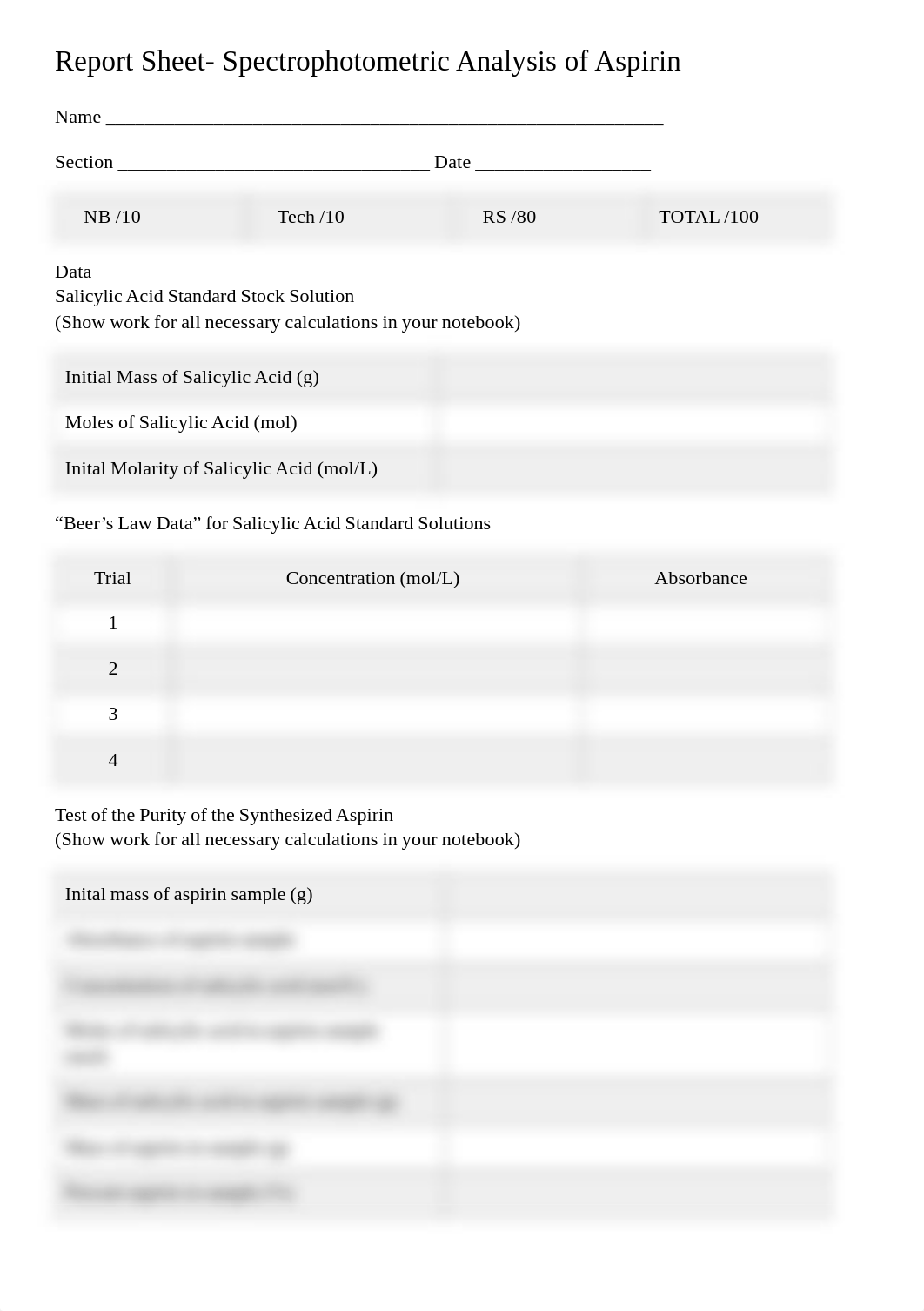 Report Sheet- Spectrophotometric Analysis of Aspirin.pdf_ddfclxa00l1_page1