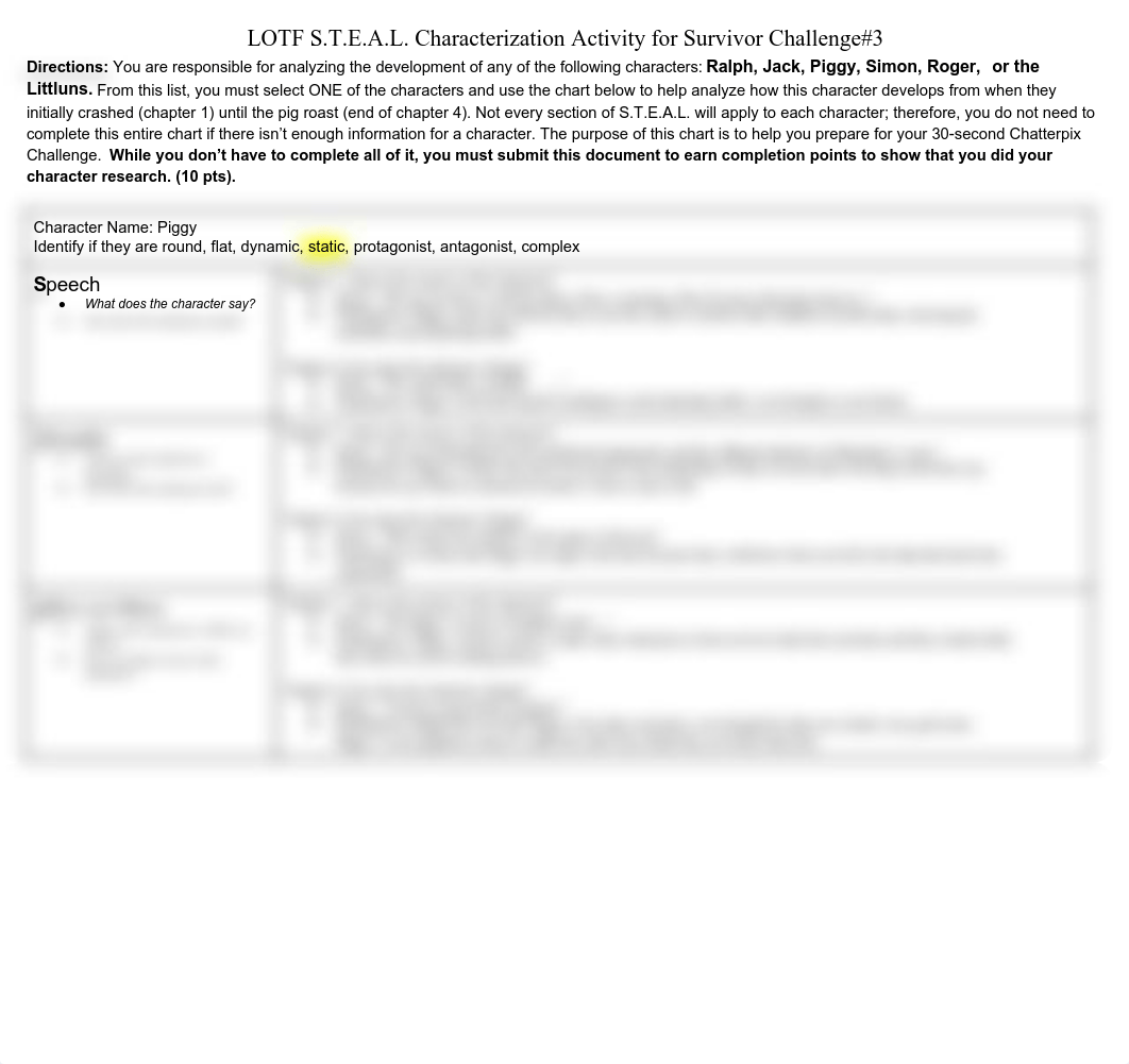 Copy of Copy of LOTF S.T.E.A.L. Characterization Activity for Survivor Challenge#3.pdf_ddfedc77wu8_page1