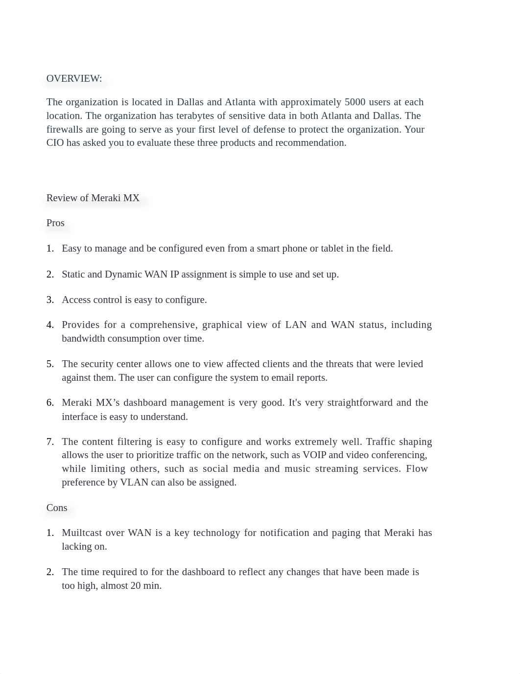 Comparison between MERAKI MX, PALO ALTO, FORTINET.docx_ddffm3jl0u6_page1