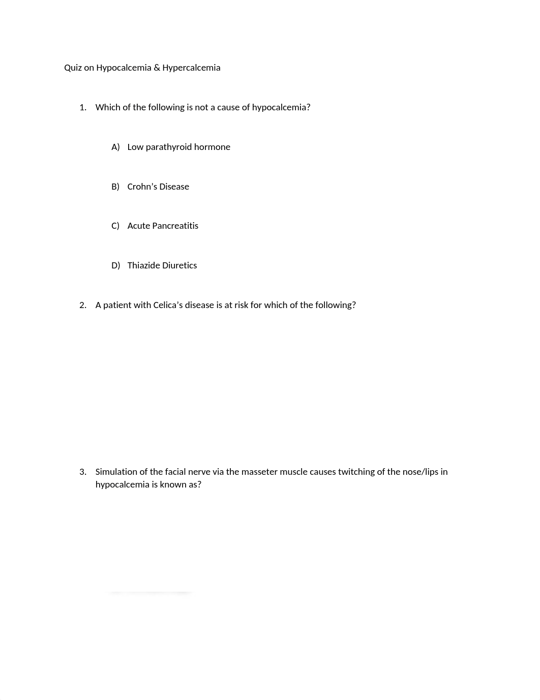 Quiz on Hypocalcemia and hypercalcemia_ddfj883uqt3_page1