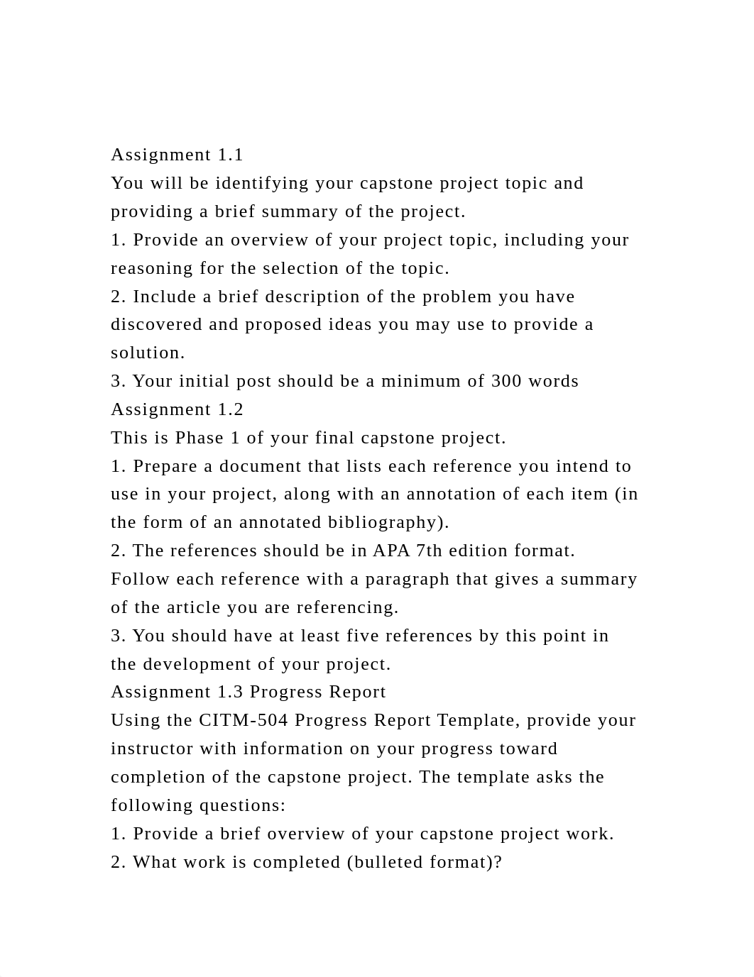 Assignment 1.1 You will be identifying your capstone project top.docx_ddfjgalvvm8_page2