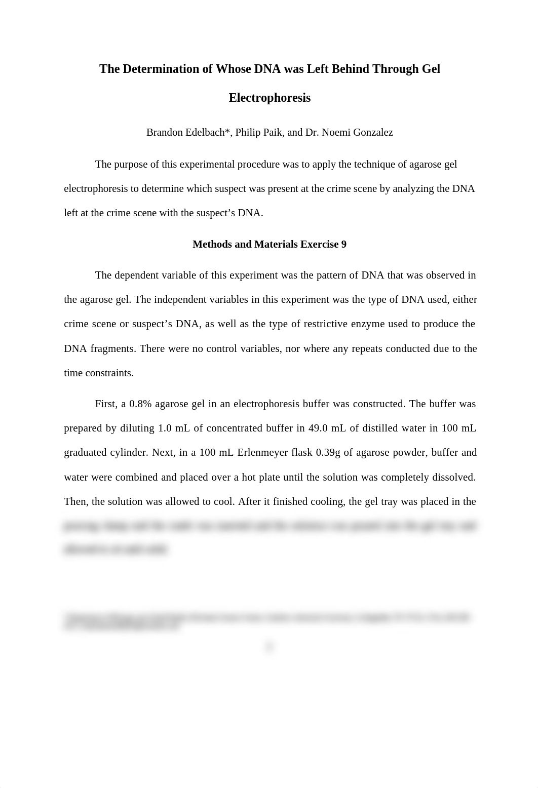 The Determination of Whose DNA was Left Behind Through Gel Electrophoresis.docx_ddfnui99a8r_page1