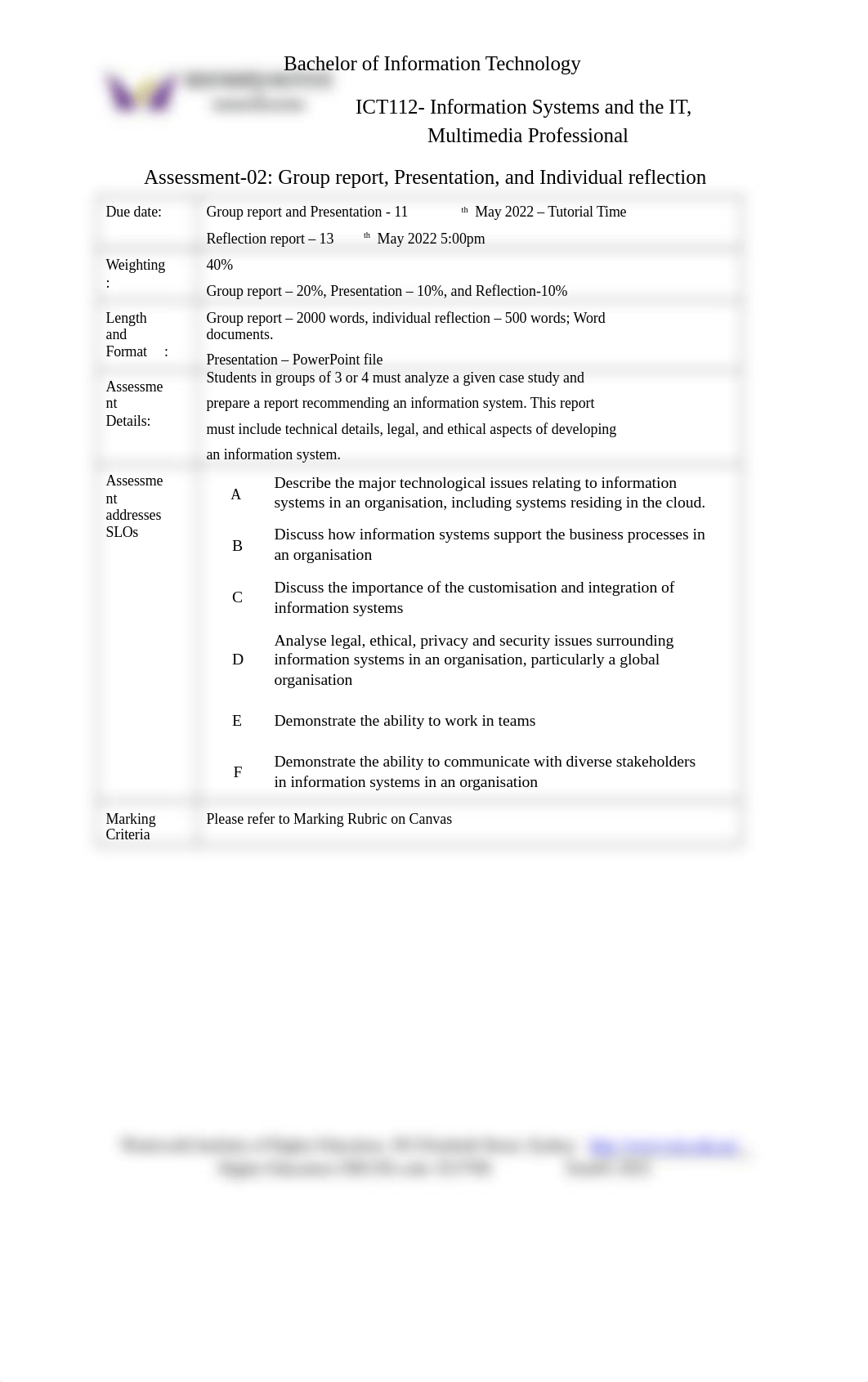 ICT112-IS and the IT-MM professional-Assessment-02.docx_ddfoxkvho83_page1