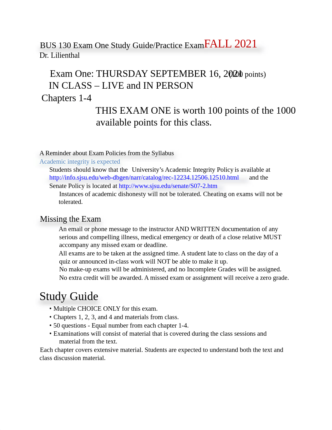 FALL 2021 Exam One Study Guide and Practice Exam BUS130.docx_ddfqmncwqk2_page1