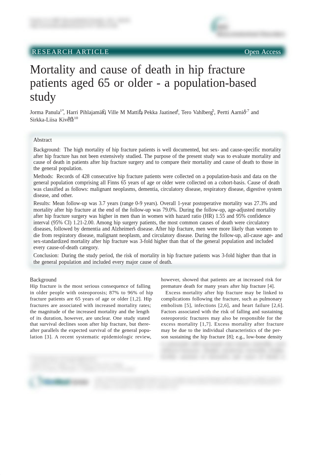 Mortality and cause of death in hip fracture.pdf_ddg96f31fpu_page1