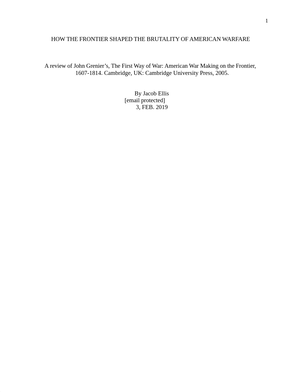 HOW THE FRONTIER SHAPED THE BRUTALITY OF AMERICAN WARFARE.docx_ddgeqxp50e7_page1