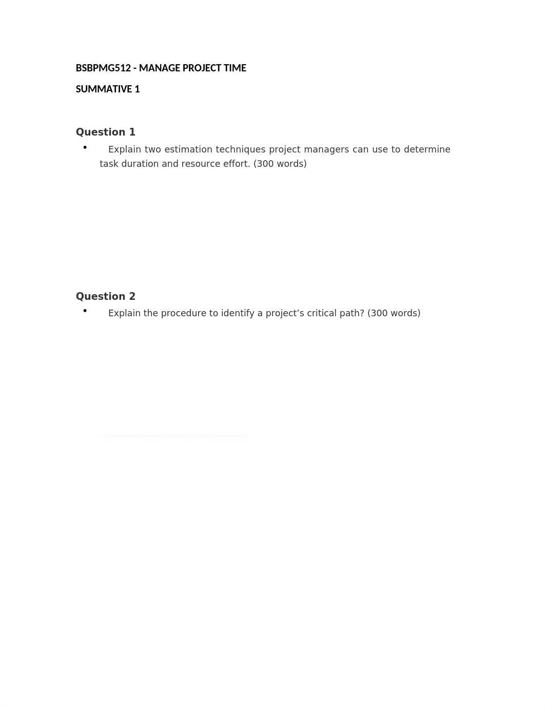 BSBPMG512 - MANAGE PROJECT TIME - SUMMATIVE 1.docx_ddgh5df4h0n_page1