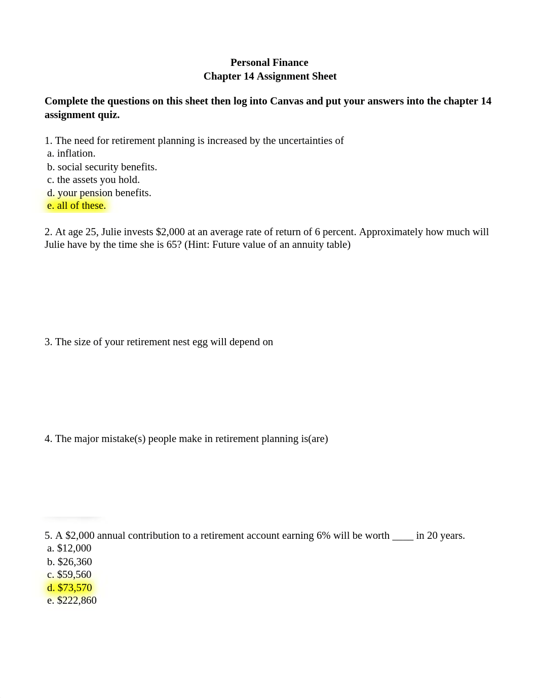 Personal Finance CH 14 Assignment Sheet_ddgou273bbc_page1