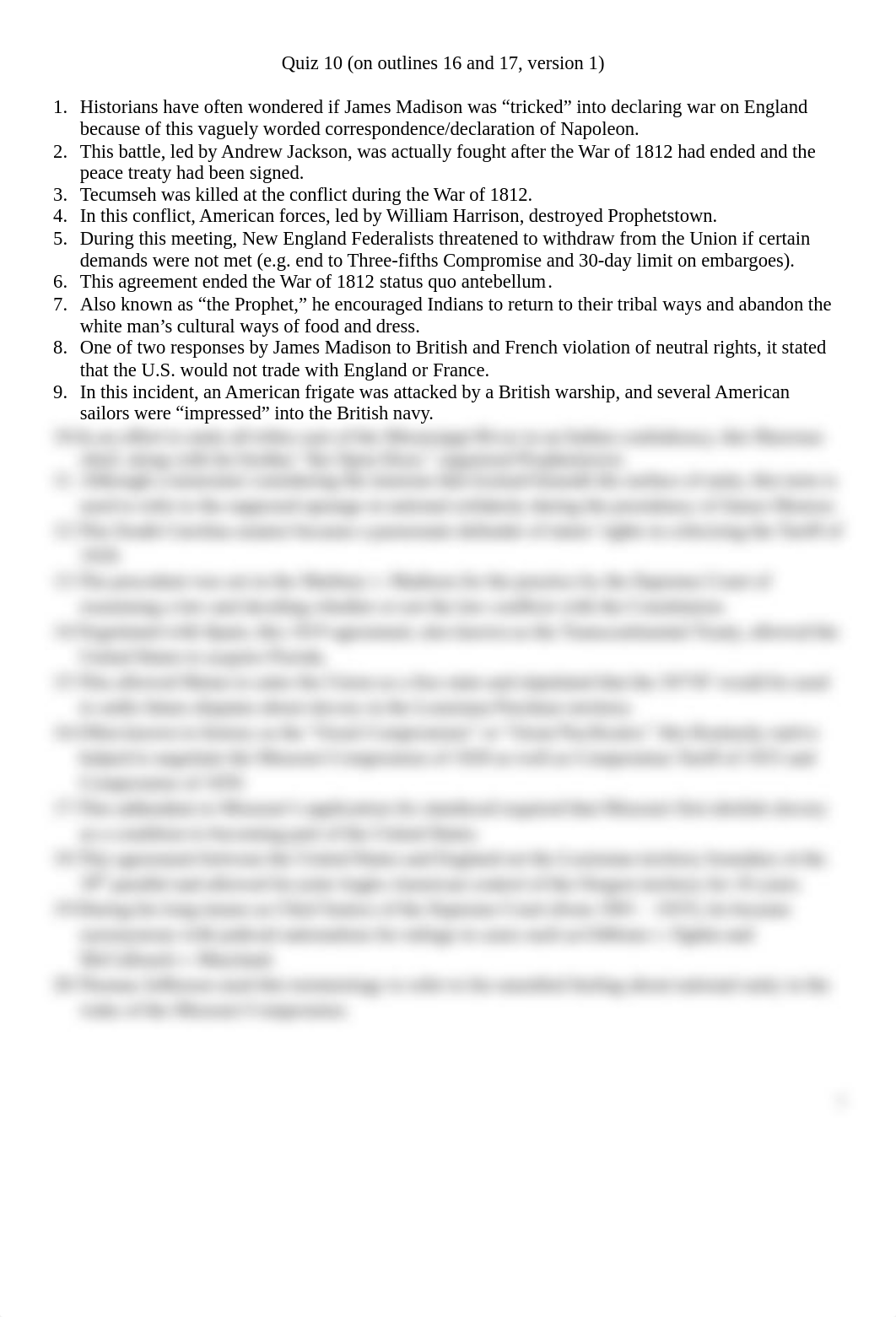 PAWS.Quiz #10 to 1877 -  on outlines 16 and 17 only.doc_ddgralh5nj3_page1