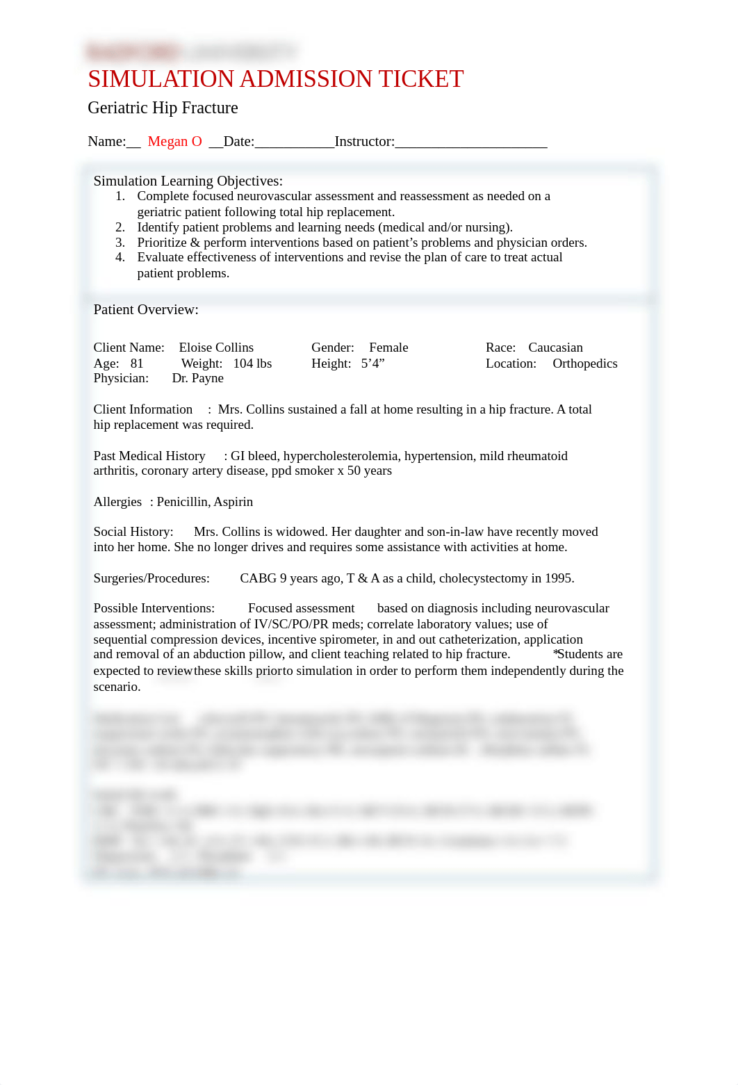 SIMULATION ADMISSION TICKET Hip Fracture_2021.docx_ddgs5t94os0_page1