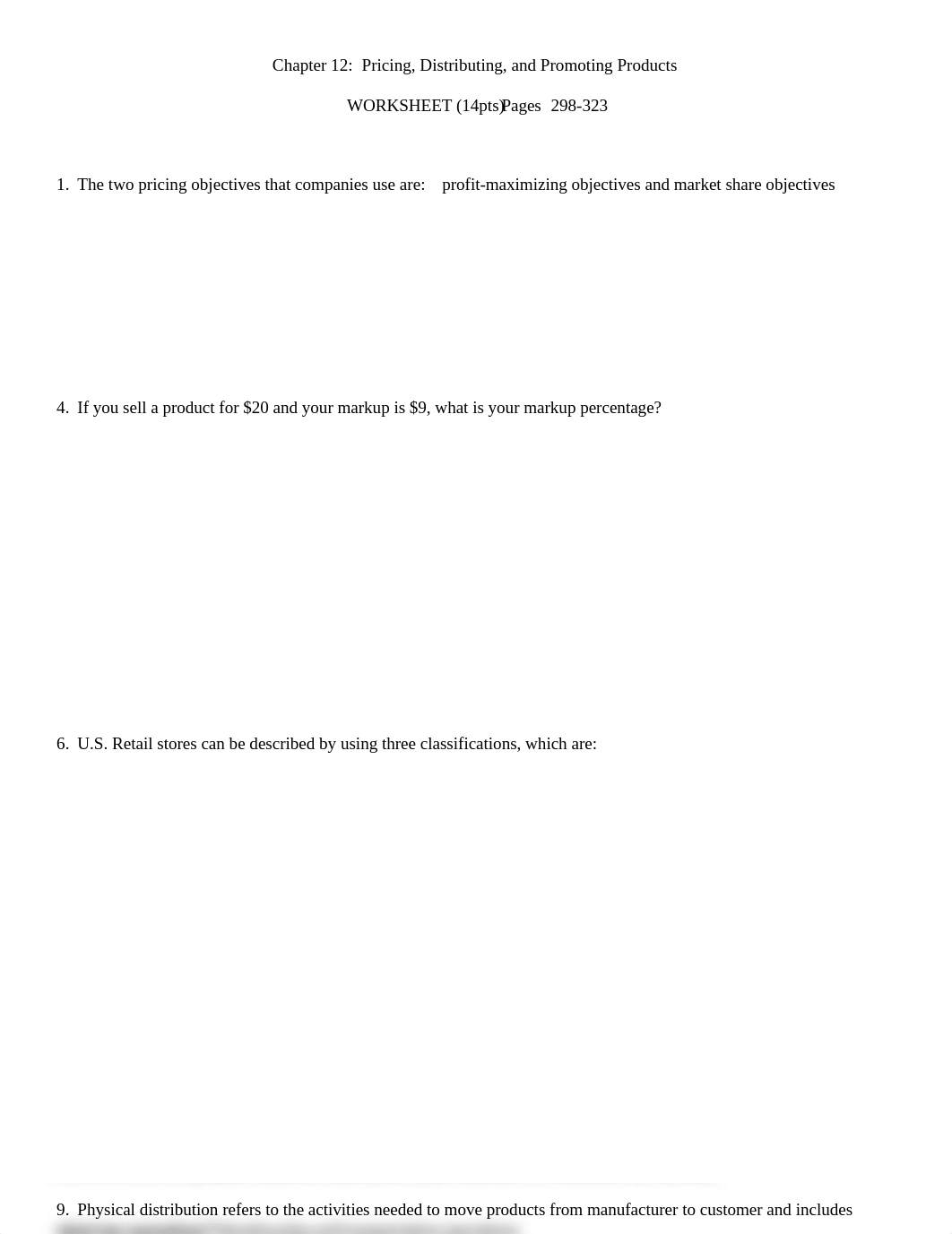 GBS151 Chapter 12 WORKSHEET (14 pts)_ddgsgi9shp4_page1