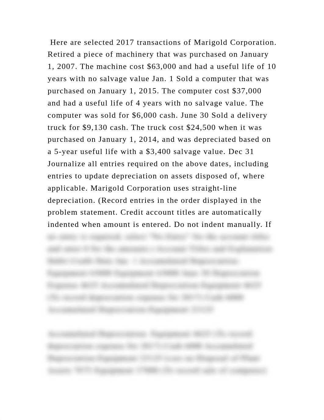 Here are selected 2017 transactions of Marigold Corporation. Retired .docx_ddh2jb69fa4_page2