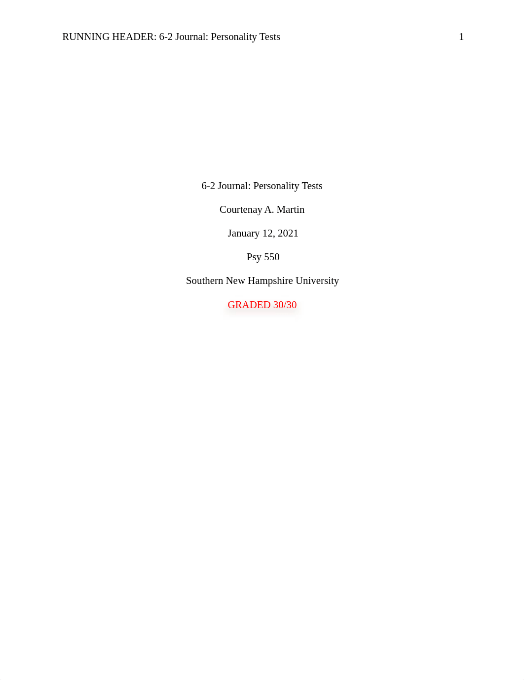 6-2 Journal - Personality Tests - graded.docx_ddh87nwpvpm_page1