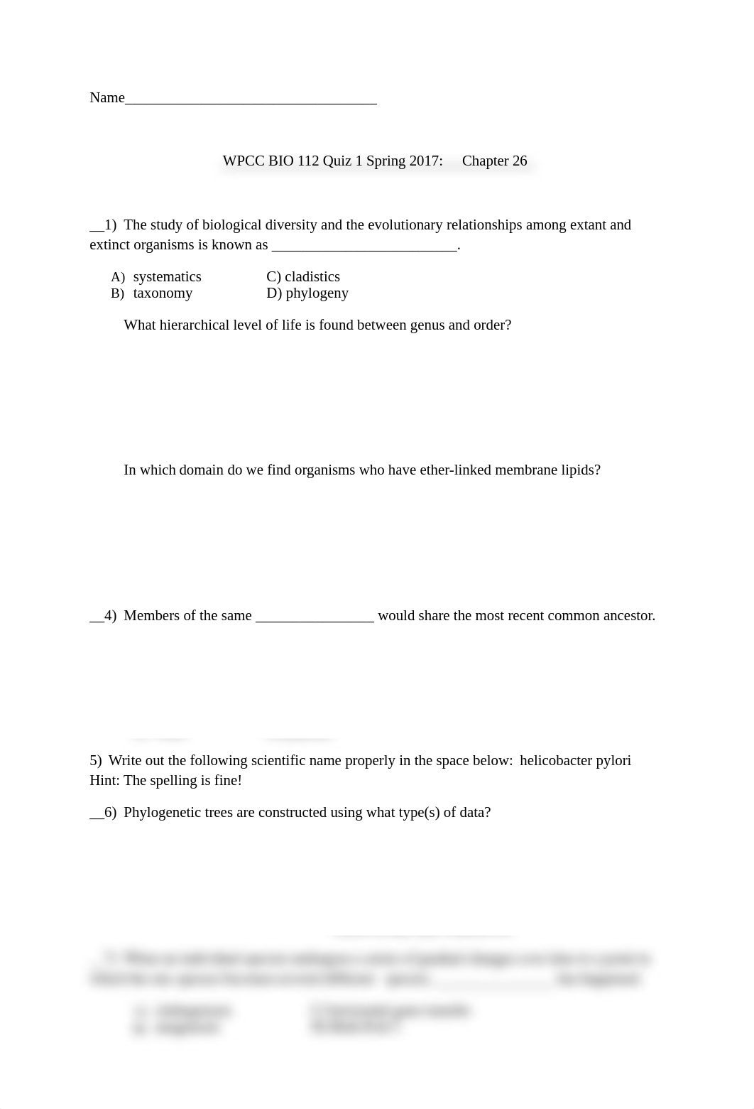 WPCC BIO 112 Quiz 1 Spring 2017_ddhdr7mf1gd_page1